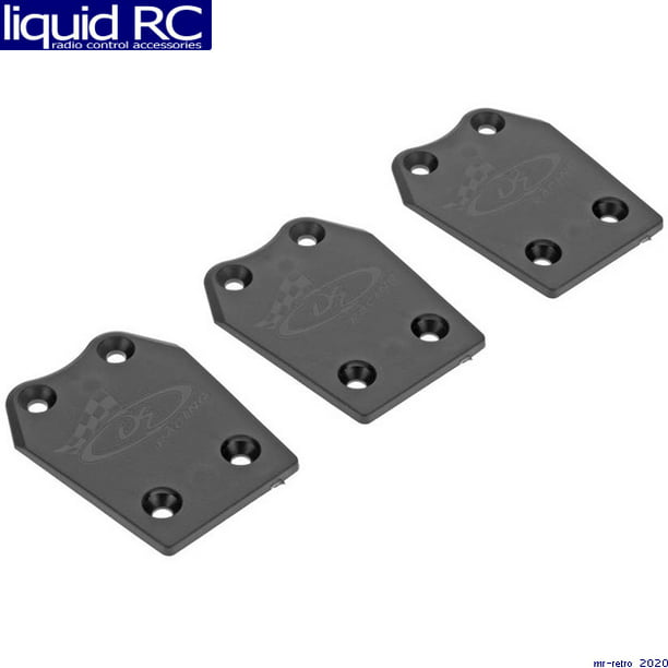 De Racing XD Rear Skid Plates for Associated RC8B3 410A